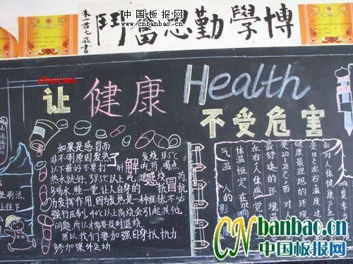 卫生日板报设计:让健康不受危害