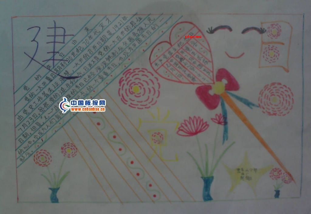 党的生日小报图片