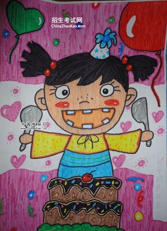 学生绘画作品展示